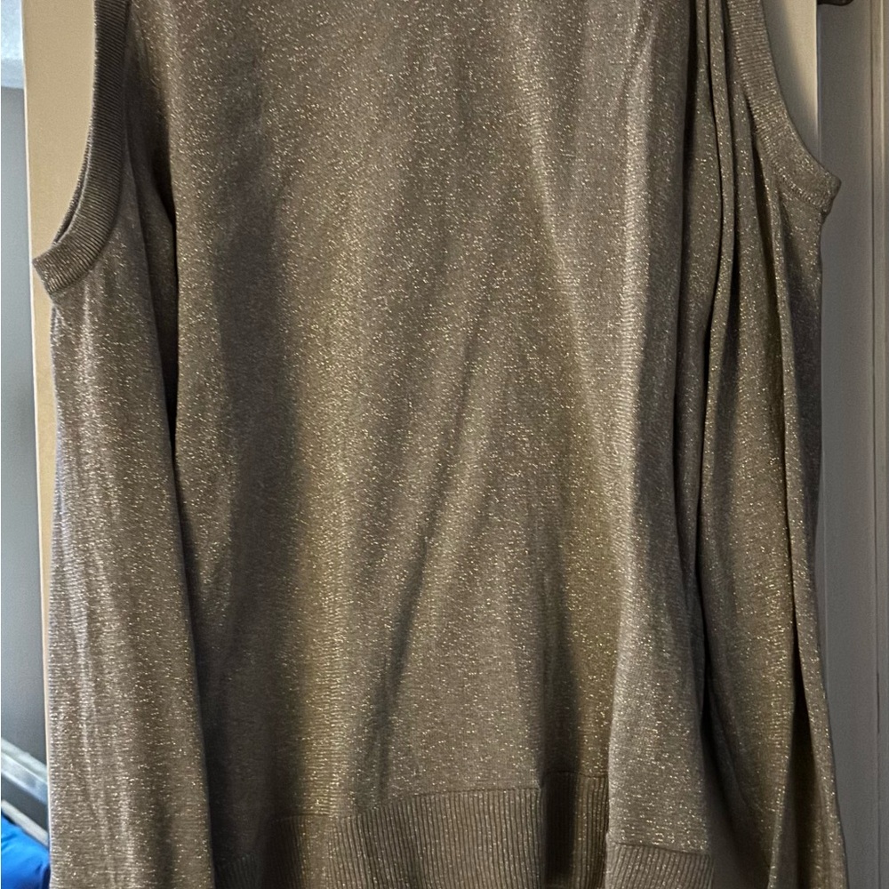 Michael Kors Silver Knit Top
